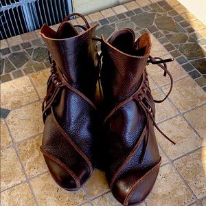 Never worn Trippen boots size eight
